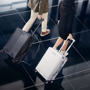 Βαλίτσα laptop χειραποσκευή μαύρη αλουμινίου