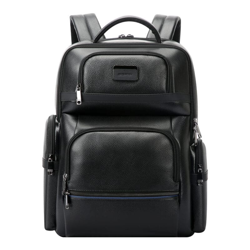 Δερμάτινο Σακίδιο πλάτης 25L Laptop 15,6” Bopai 61-129171 μαύρο