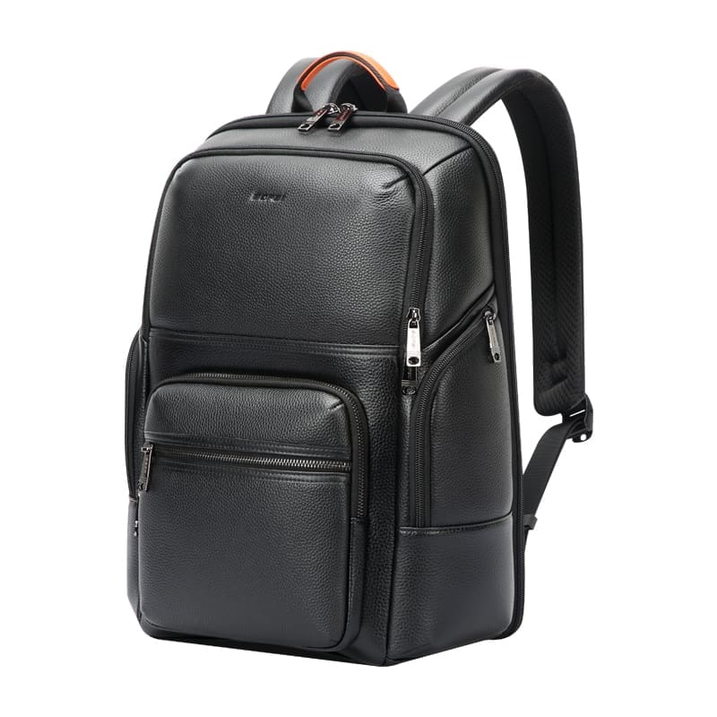 Δερμάτινο Σακίδιο πλάτης 20L Laptop 15,6” Bopai 61-129751 μαύρο